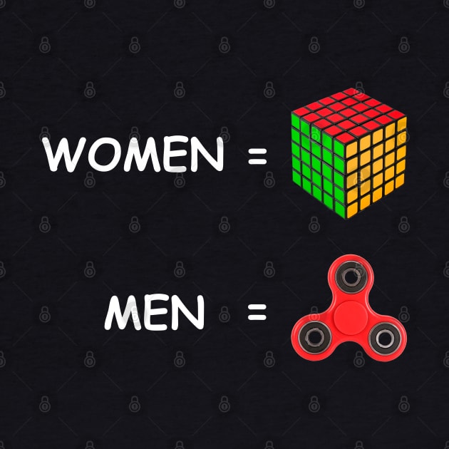 Women and Men differences funny by Manual Mente Gifts (MMG)